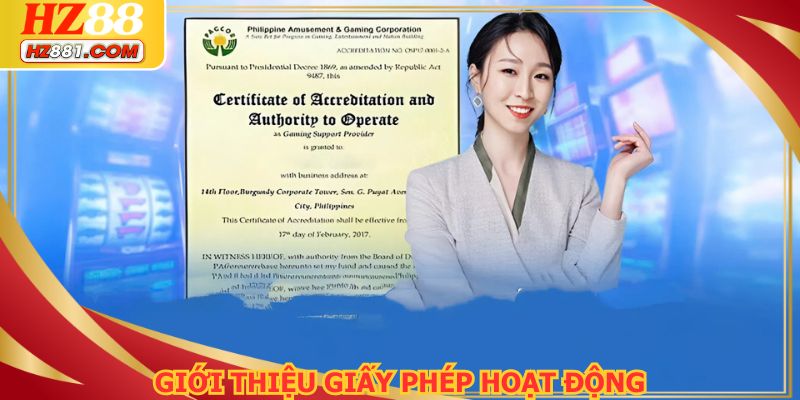 Điểm qua vài nét liên quan tới giấy phép hoạt động