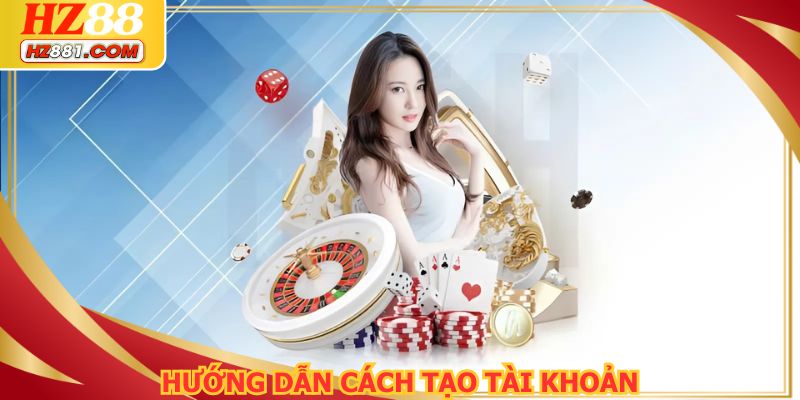 Thao tác thực hiện đăng ký HZ88 vô cùng nhanh chóng